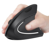 Vertical Wireless Mouse ?Ergonomic Mouse,Rechargeable 2.4G Optical Carpal Tunnel Mouse 6 Buttons, For Laptop, Pc, Computer, Desktop, Notebook Etc, Green Black