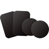 4-Pack Metal Plates with Adhesive for Magnetic Phone Mounts Black