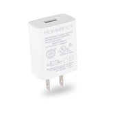 HomeSpot UL Certified USB Wall Charger 5V1A Plug in-Door Power AC Adapter Travel Office Home Use - 1 Pack White