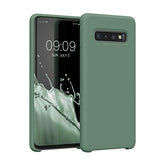Case Compatible with Galaxy S10 Case - TPU Silicone Phone Cover with Soft Finish - Forest Green