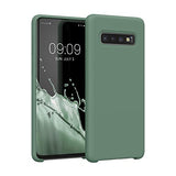 Case Compatible with Galaxy S10 Case - TPU Silicone Phone Cover with Soft Finish - Forest Green