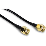 Magnetic Dual Antenna Mounting Base Rp-Sma Female With Rp-Sma Male Extension Cable, Extends Two Wireless Antennas Up To 1M (3.3 Ft.), Black, Tew-Lb101