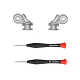 Qc35 Hinge As Same As The Oem Quietcomfort 35 Metal Hinge Swivel Replacement Parts Accessories Repair Kit Compatible With Bose Quietcomfort 35 I/Quietcomfort 35 Ii/Qc45/Qc25 Headphones (Silver)