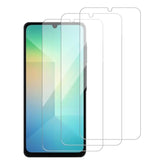 3 Pack For Samsung Galaxy A06 / Sm-A065F Tempered Glass Screen Protector, Scratch-Proof, Bubble-Free,Hd Transparent, 9H Hardness,Bubble Free,Case Friendly