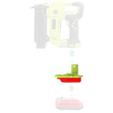 Adapter For Ryobi 18V Type Tools - Compatible With Craftsman New 20V V-20 Red-Black Style (Not B&D) Slider Batteries For Power Supply (Without Charging Function) - Includes 1 Adapter