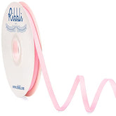 Pearl Pink Grosgrain Ribbon, 3/8 Inches X Continuous 50 Yards, Use For