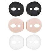 Fit In Case Silicon Ear Tips Ear Skins Covers Anti Slip Soft Eartips Compatible With Air Pods 1 And Air Pods 2 Or Ear Pods (Not For Air Pods Pro) 3 Pairs Gold/White/Black Gwb