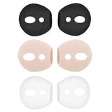 Fit In Case Silicon Ear Tips Ear Skins Covers Anti Slip Soft Eartips Compatible With Air Pods 1 And Air Pods 2 Or Ear Pods (Not For Air Pods Pro) 3 Pairs Gold/White/Black Gwb