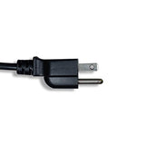 ZADA36PQ-Y-P2 Power Cord Extension & Splitter, NEMA 5-15P to NEMA 5-15R x 2, 13A, 125V (Black)