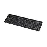 Basics Modern Wireless Keyboard With Numeric Keypad, Easy Setup, Plug-And-Play, Compact Us Layout (Qwerty), 2.4Ghz, Black