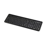 Basics Modern Wireless Keyboard With Numeric Keypad, Easy Setup, Plug-And-Play, Compact Us Layout (Qwerty), 2.4Ghz, Black