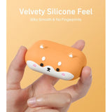 For Airpods 4 Case Cute, Airpods Case Cover 4Th Generation Funny Anime Cat Dog Corgi For Men & Women, Wireless Charge Support With Magsafe, Front Led Visible Protective Cover, Shiba Inu
