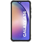 Cute Phone Case Compatible with Samsung Galaxy A36 5G, Aesthetic Black Line Art Floral Rose Pattern Print, Translucence Hard PC Heavy Duty Protection Cases Cover for Girls Women