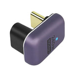 240W 40Gbps Usb C U Shaped Adapter Usb4.0 Type C Male To Female 180 Degree Ang