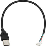USB to PH2.0 Cable, PH2.0 Female to USB 2.0 Male to 4 pin Data Cable 30cm/12 Inch