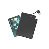 Slim Portable Charger With Built In Cable - Ultra Thin Power Bank Compatible With Iphone 15 Series Samsung Galaxy/Note Google Pixel And Other Android Usb-C Smartphones