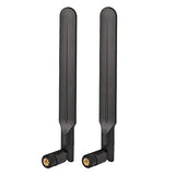 4G Lte 3Dbi External Sma Male Antenna (2-Pack) Compatible With 4G Lte Wireless Router Cpe Hotspot Industrial Iot Router Cellular Gateway Terminal Outdoor Cellular Security Camera