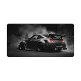 Cool Black Car Gaming Mouse Pad Z350 Jdm Car Large Mousepad Japanese Racing Car Desk Mat For Keyboard And Mouse Mat Non-Slip Rubber Desk Pad 23.6 X 11.8 Inch