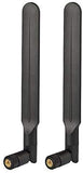 4G Lte 3Dbi External Sma Male Antenna (2-Pack) Compatible With 4G Lte Wireless Router Cpe Hotspot Industrial Iot Router Cellular Gateway Terminal Outdoor Cellular Security Camera