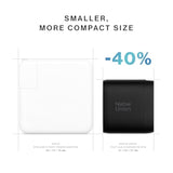 Native Union Fast GaN Charger PD67W – Ultra-Compact Three-Port Power Delivery Enabled USB-C & USB-A Travel Charger – Up to 67W – MacBook Pro, iPads, iPhones, Pixel, Galaxy & More (Black)