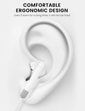 2Pack Wired Earbuds with Microphone, 4.0Ft Length Wired in-Ear Headphones, 3.5mm Jack Wired Earphones Compatible with Mobile Phones / MP3 /