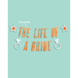 Life Of A Bride Banner | Bachelorette Decorations, Showgirl Decor, Orange Foil, Iridescent