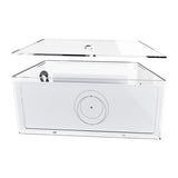 Router Mount For Starlink Gen 3, Clear Acrylic Mesh Router Box Suitable For Wall Mount Or Place On Table, Storage Case For Star Link V3 Mesh Wi-Fi System And Power Supply Accessories