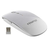 Wireless Mouse,2.4G Usb Slim Mouse Receiver Portable Ergonomic Travel Quiet Mi