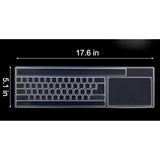 Clear Silicone Keyboard Cover Skin For Standard Size Computer/Desktop/Pc With
