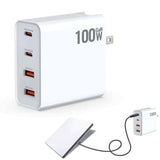 Pd100W Usb C Fast Charger For Starlink Mini - 4 Ports Usb + Type C 100W 30W Wall Charger Hub