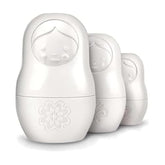 M-Cups Matryoshka Measuring Cups, Set Of 6, Russian Doll Nesting Measuring Cups, White