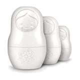 M-Cups Matryoshka Measuring Cups, Set Of 6, Russian Doll Nesting Measuring Cups, White