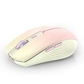 Bluetooth Wireless Mouse, Rechargeable Multi-Device Computer Mice (Tri-Mode: B