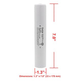 Kastar Battery 1-Pack Ni-MH 6.0V 3.5AH Replacement for Maglite 40070131 40070149 40070249 405462100, Maglite 108-000-817 108-817 108-000-439 108-439, INTEC IMT-3500D, ESR4EE3060 ET2600D, ESR8EE5920
