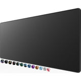 Large Gaming Mouse Pad With Superior Microweave Cloth, Extended Desk Mousepad With Stitched Edges, Nonslip Base, Water Resist Keyboard Pad For Gamer, Office & Home, 31.5 X 11.8 In, Black