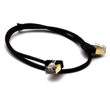 Cat8 Ethernet Network Cable - 1.64Ft Gold-Plated 2,000Mhz 40Gbps Cat8 Rj45 Eth
