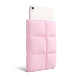 Puffy Tablet Sleeve 7-8 Inch Compatible For Ipad Mini 7 2024 A17 Pro, Mini 6 2021 A15, Quilted Puffer Tablet Carrying Case For Women Men, Barbie Pink