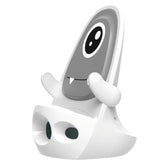 Annskin Wireless Charger Mount 15W Cute Dinosaur Fast Charging Car Phone Holder Stand Silicone Anti-Slip Desk Phone Stand Compatible With Iphone Samsung Android Smart Phones Gps Devices And More