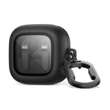 Samsung Galaxy Buds 4 Pro Case, Magnetic Bumper Case, Shockproof Cover, Drop-Proof Case with Magnetic Lock & Carabiner for Workouts, Sports, Travels, Black