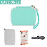 Case Compatible With Hp Sprocket Select Portable/ 2Nd Edition Instant Photo Printer, Travel Carrying Organizer Holder Fits For Zink Photo Paper, Usb Cable And More Accessories (Box Only) (Green)