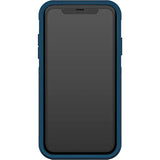 OtterBox Commuter Series Case for iPhone 11 (Only) - with Zagg Glass Elite+ Clear Screen Protector - Non-Retail Packaging - Bespoke Way (Blazer Blue/Stormy Seas Blue)