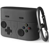 Funny Cartoon Design Silicone Case for Sony WF-1000XM6 Earbuds with Carabiner Dark Gray