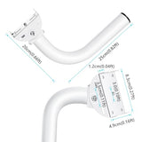 Adjustable Sturdy Universal Wireless Bridge Bracket Mount Kit, Pole And Wall-Mounted Mount For Outdoor Antenna Point To Point Ap Access Point Client Bridge Cpe (2-Pack)