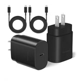 Type-C Charger Fast Charging Block,25W Power Adapter, Ultra Fast Charging For Samsung Galaxy S24 S23 S22 S21 Ultra/S20 Ultra/Note 20 Ultra And Other Devices (Black) (Black)
