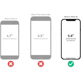 OtterBox Commuter Series Case for iPhone Xs & iPhone X (Only) - Non-Retail Packaging - Bespoke Way (Blazer Blue/Stormy Seas Blue)