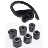 Replacement Memory Foam Earbud Tips For Beats Powerbeats Pro, Powerbeats, Flex Earphones (Black)
