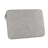 13" Laptop Case Sleeve For Samsung Galaxy Book/Chromebook 13.3", Surface Pro 12/11/10/9/X/8, Lenovo/Dell Shockproof Water-Resistant Leather Carry Case For 12-13.3" Notebook Computers(Light Gray)