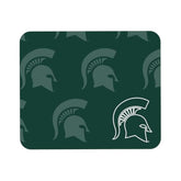 OTM Essentials Officially Licensed Michigan State University Standard Fabric Mouse Pad, Desk Accessories, Standard Fabric Gaming Mouse Pad with Non-Slip Rubber Base, Mascot Repeat