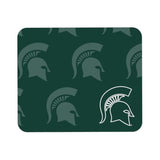 OTM Essentials Officially Licensed Michigan State University Standard Fabric Mouse Pad, Desk Accessories, Standard Fabric Gaming Mouse Pad with Non-Slip Rubber Base, Mascot Repeat