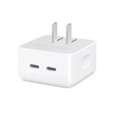 I Phone 16 15 Charger Fast Charging, 35W Dual Usb C Port Fast Charging Block Power Adapter Pd Gan Foldable Usb Type C Plug Charger For Iphone 16 Pro Max 16Pro 16 15 14 13 12 11Pro Max Xs Xr, Ipad Pro,